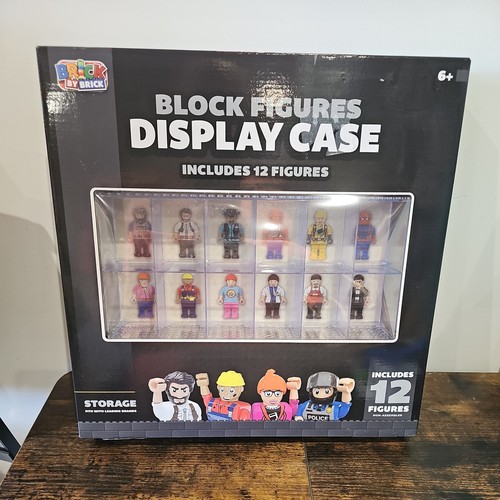 Block figures display case - display, +