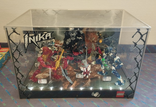 Lego bionicle display case - display,