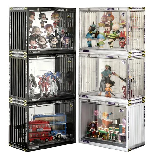 Tier clear display case - display,