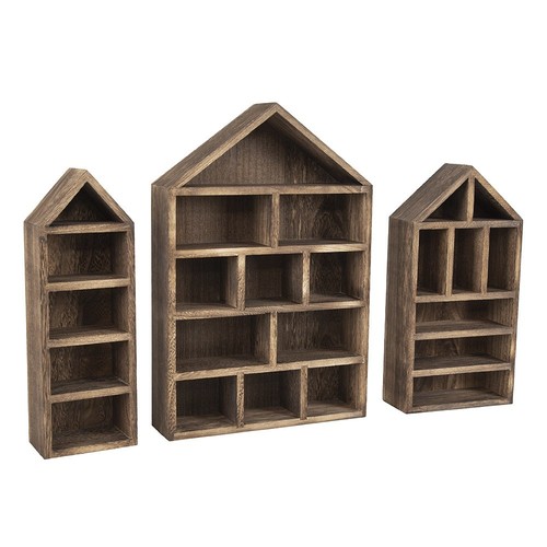 3pcs wooden display case - display,