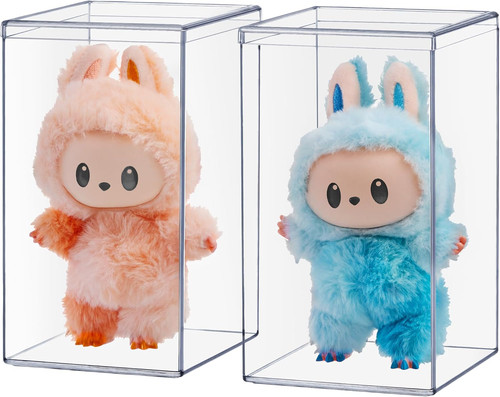 Clear plastic stackable - clear,