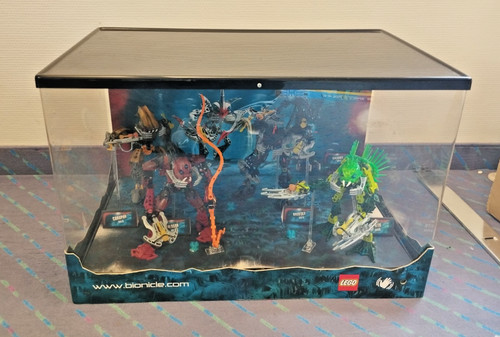 Lego bionicle display case - lego,